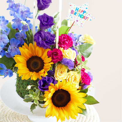 Star of the Day Floral Cake –  Elite Flowers Of Hemet, Hemet CA