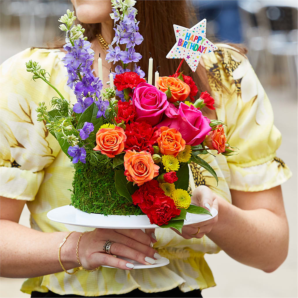Best Year Yet Floral Cake –  Elite Flowers Of Hemet, Hemet CA