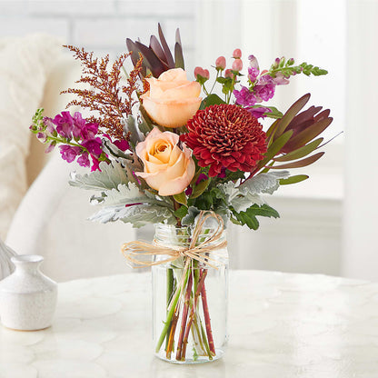 Moody Hues Bouquet –  Elite Flowers Of Hemet, Hemet CA