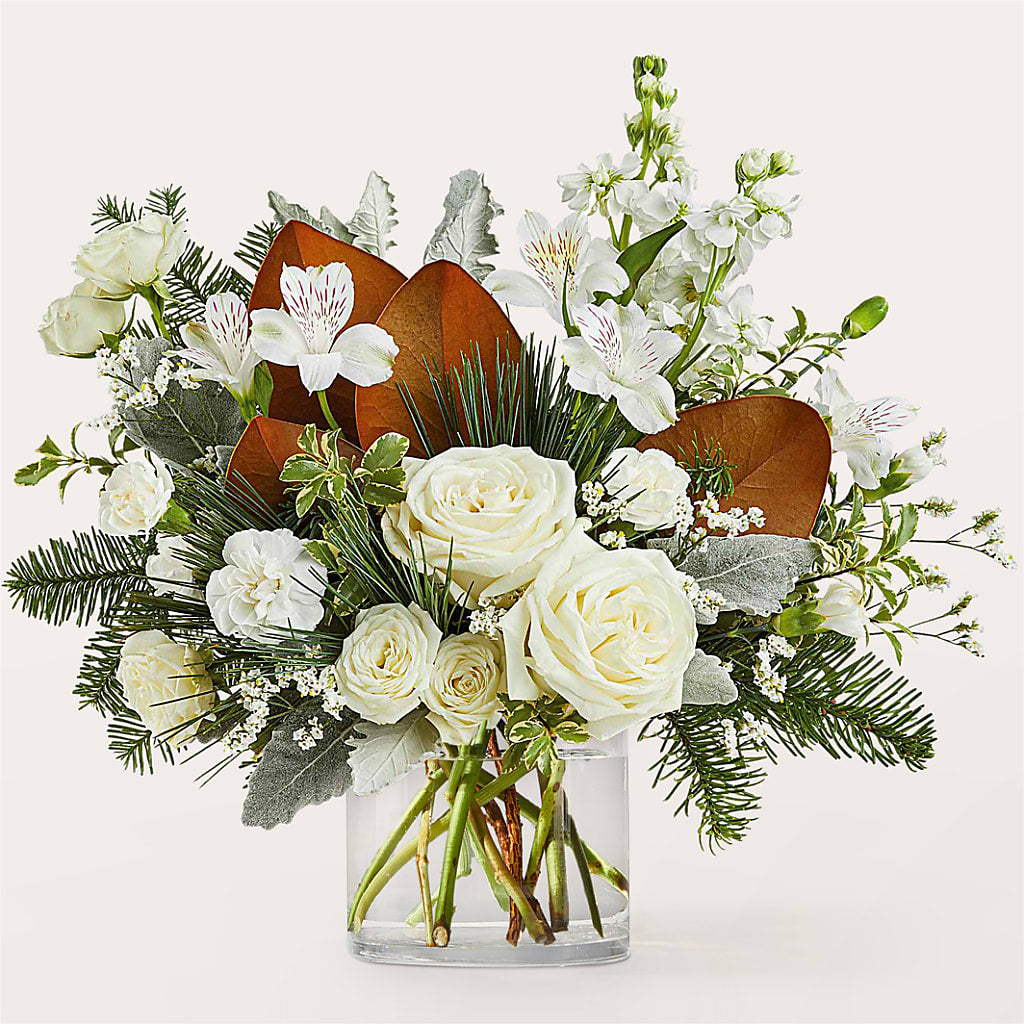 Fresh Snowfall Bouquet –  Elite Flowers Of Hemet, Hemet CA