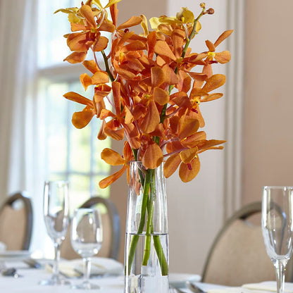Orange Mokara Bud Vase –  Elite Flowers Of Hemet, Hemet CA